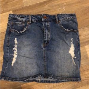Jean skirt